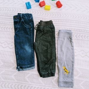 Baby Boys pants bundle 6-9m